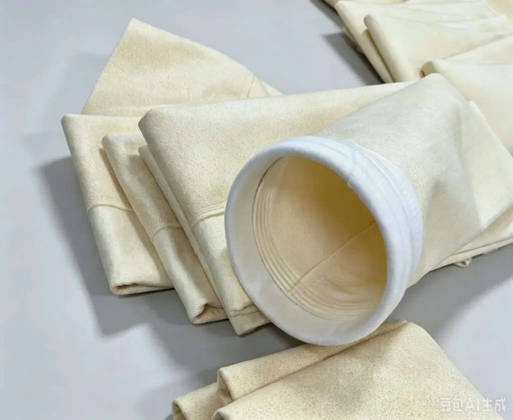 Industrial filter bag for baghouse dust